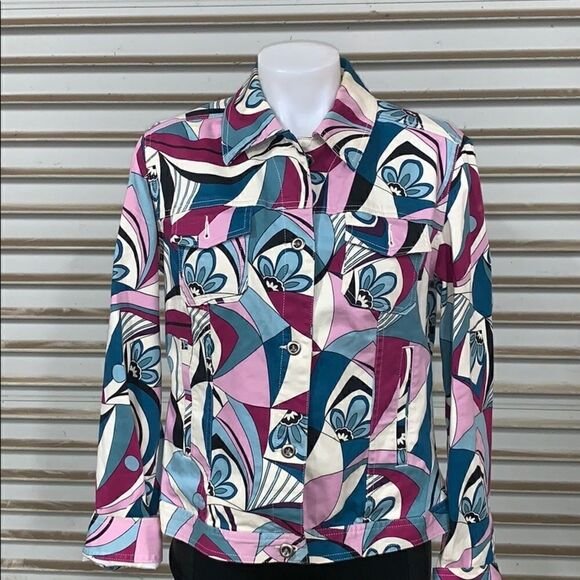 Charter Club jacket great fabric design - Picture 3 of 7